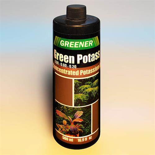 کود پتاسیم گیاهان آبزی (500 میلی‌لیتـری) «گرین پُـتاس» گرینـِر