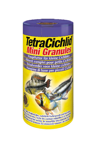 خوراک ماهی Tetra Cichlid «مینی گرانولز»