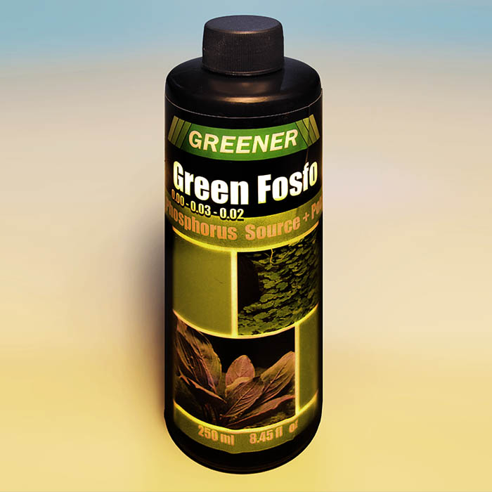 کود ترکیبی گیاهان آبزی (250 میلی‌لیتـری) «گرین فُسفو» گرینـِر