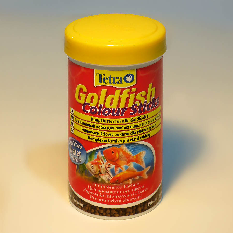خوراک ماهی Tetra Goldfish «کالِر استیکس»