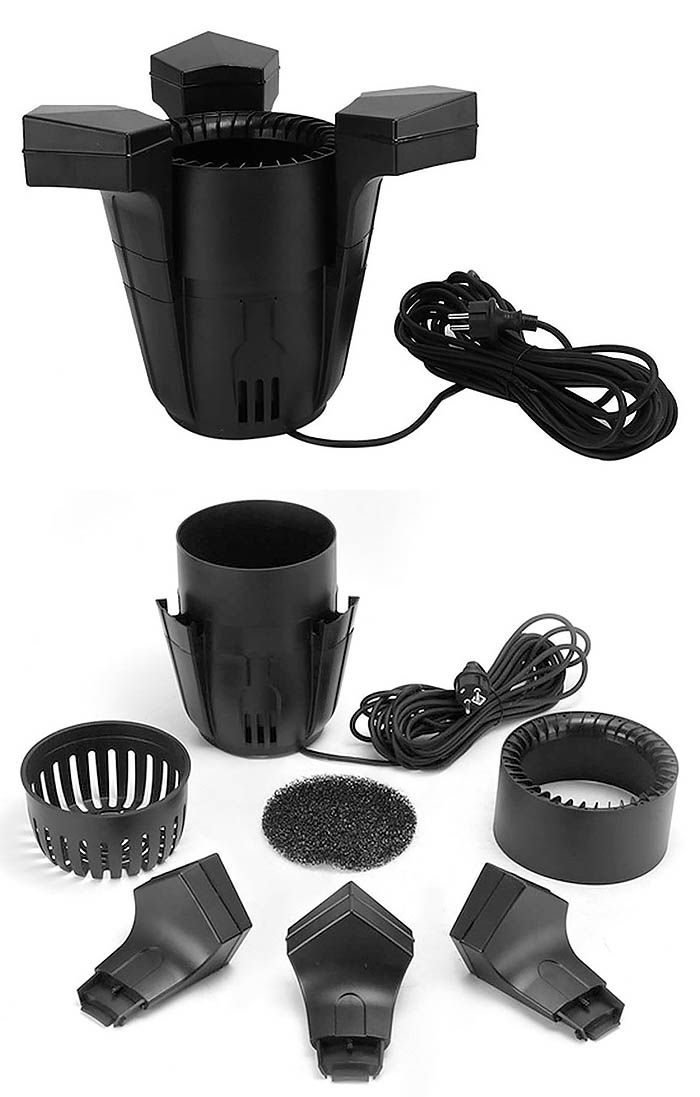 اسکیمر سطحی شناور BOYU، مدل SCL-2500