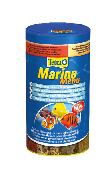 خوراک ماهی Tetra Marine «مِنیو»