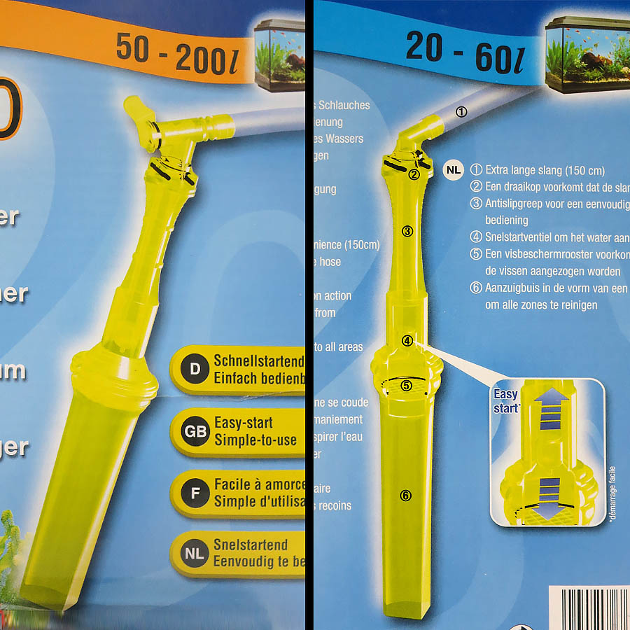 کیت نظافت کف آکواریوم Tetra سری GC